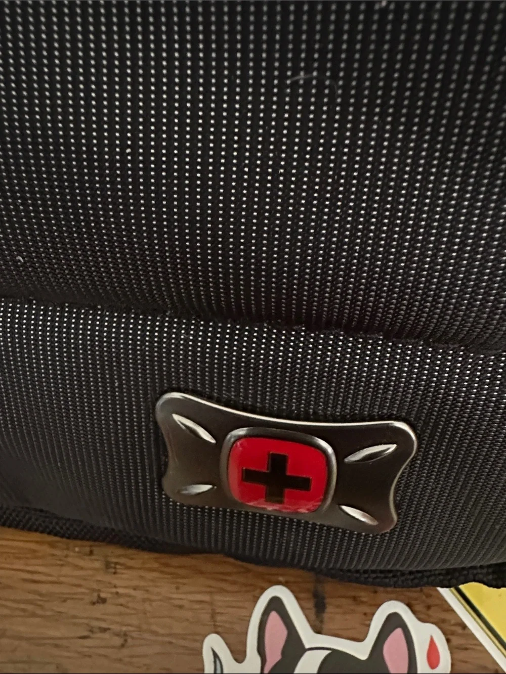 SwissGear Black Padded Laptop Messenger Bag